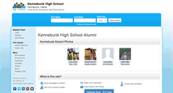 Desktop Screenshot of kennebunkhighschoolalumni.com